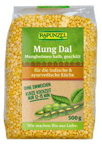 Bio Mung Dal Mungbohnen von Rapunzel® 500g